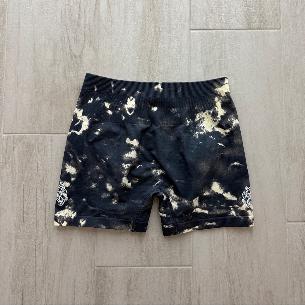 Darc Sport Everson Seamless "Sierra" Shorts in Storm Blue/Cream Marble